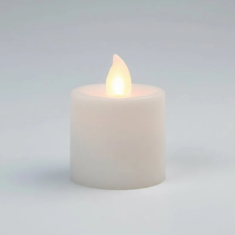 Halloween LED Battery-Operated Candles with Flame Effect, Decorative Tealights