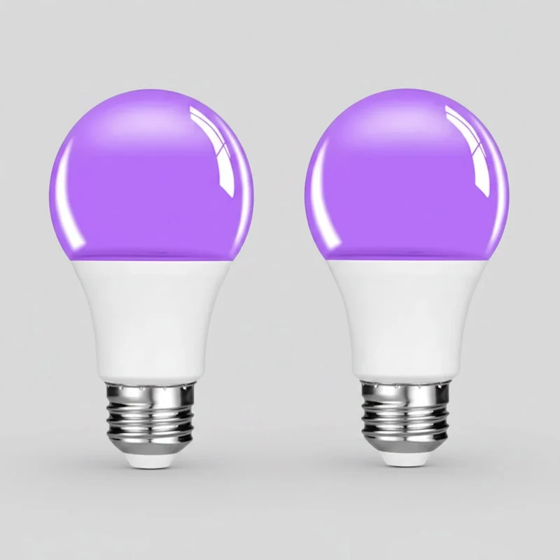 Halloween UV LED bulb E27 for black light effects, decorative