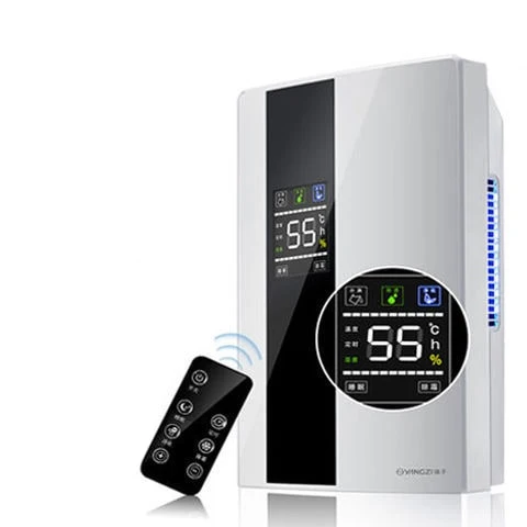 Portable Dehumidifier with Digital Lcd Display and Remote Control for Bathroom