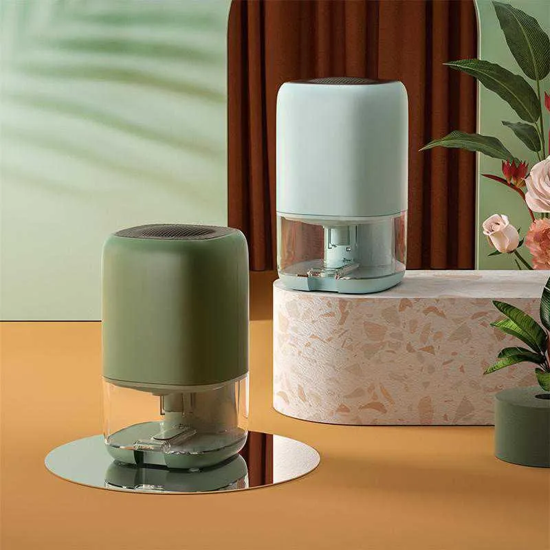 Mini Dehumidifier for Bathroom with Transparent Water Tank and Portable Design