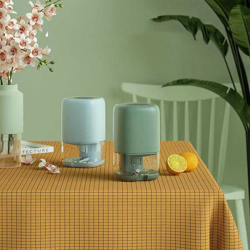 Mini Dehumidifier for Bathroom with Transparent Water Tank and Portable Design