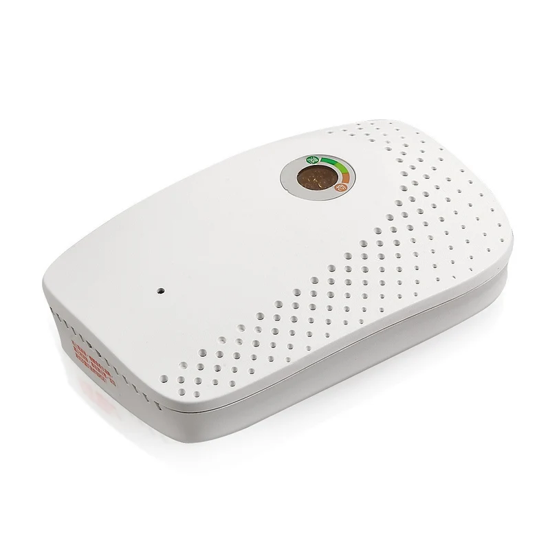 Rechargeable Mini Dehumidifier for Bathroom with Silica Gel Beads and Moisture Gauge