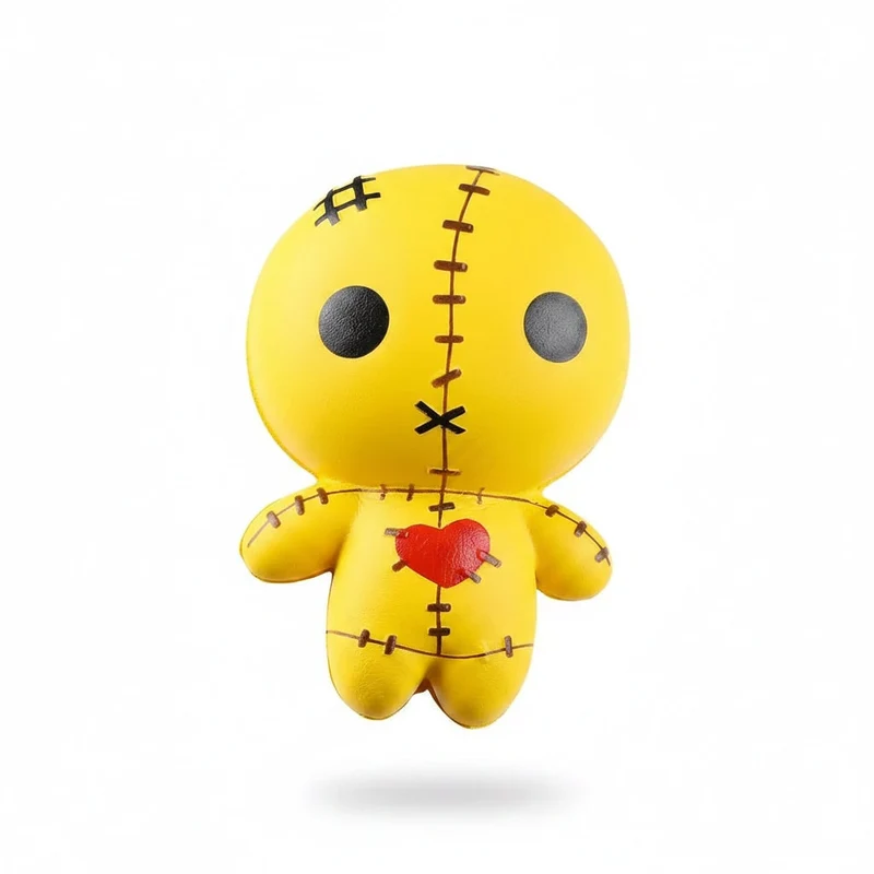 Kids' Sensory Fidget Toys Voodoo Doll Slow Rise Squishy Stress Relief with Matte Finish