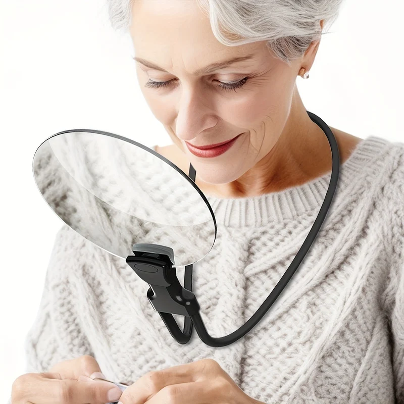 Handsfree vergrootglas – nekmodel met vijfvoudige vergroting