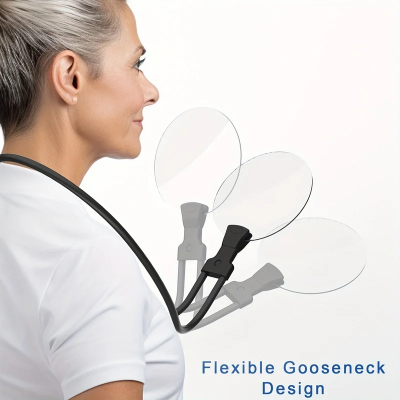 Handsfree vergrootglas – nekmodel met vijfvoudige vergroting