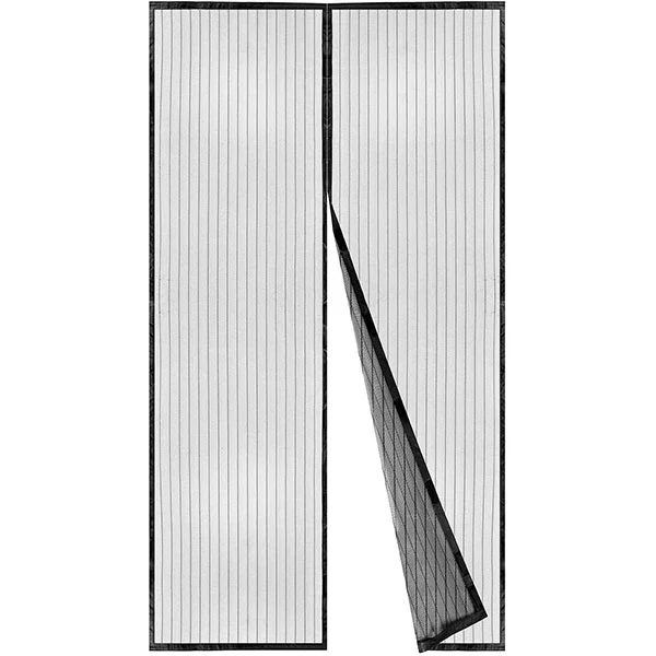Zanzariera Magnetica Per Porta 100x220cm Nera