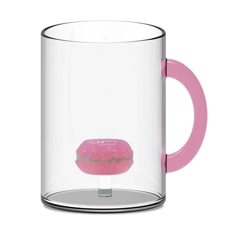 TAZZA IN VETRO BOROSILICATO 420ML MACARON