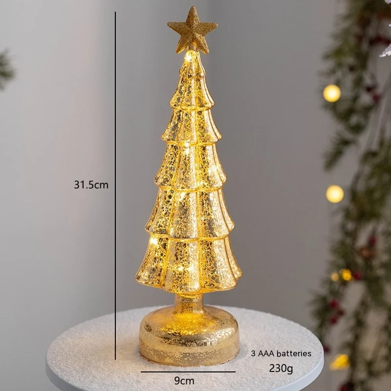 Halloween LED Christmas Tree for the Garden and Window with Battery-Powered Lights