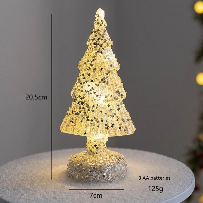 Halloween LED Christmas Tree for the Garden and Window with Battery-Powered Lights