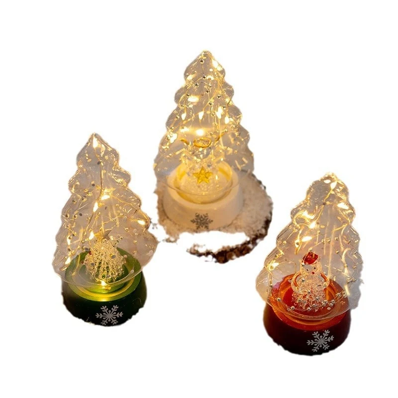 Halloween LED Christmas Tree for the Garden and Window with Battery-Powered Lights