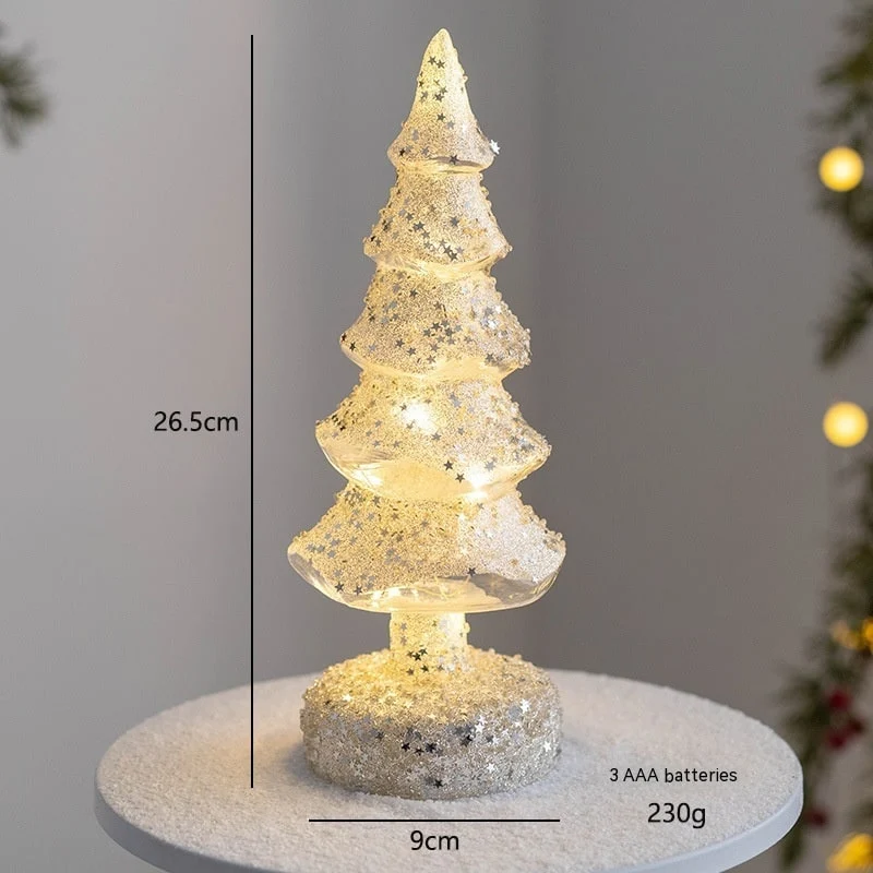 Halloween LED Christmas Tree for the Garden and Window with Battery-Powered Lights