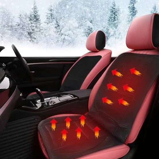 Heated Car Seat Mat with 12V Power and Remote Control