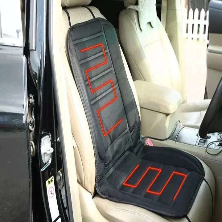 Heated Car Seat Mat with 12V Power and Remote Control
