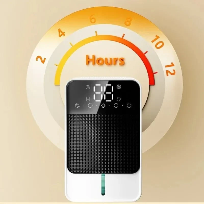 Portable Mini Dehumidifier with LED Touch Panel and 1500ml Tank for Bedroom
