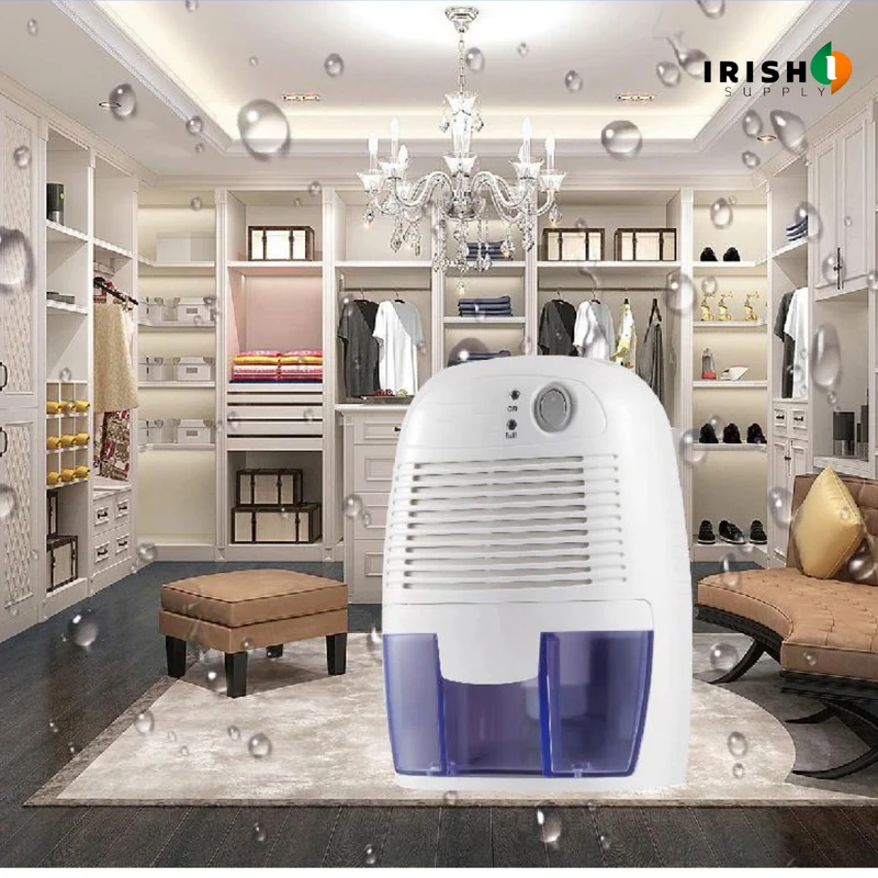 Portable Mini Dehumidifier with 500ml Water Tank for Home Moisture Removal
