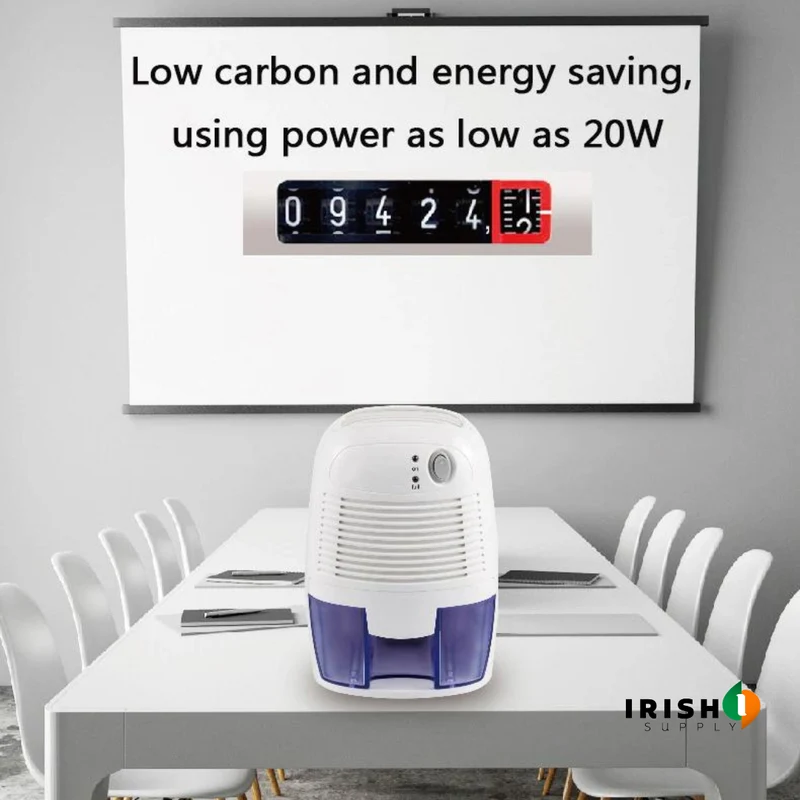 Portable Mini Dehumidifier with 500ml Water Tank for Home Moisture Removal