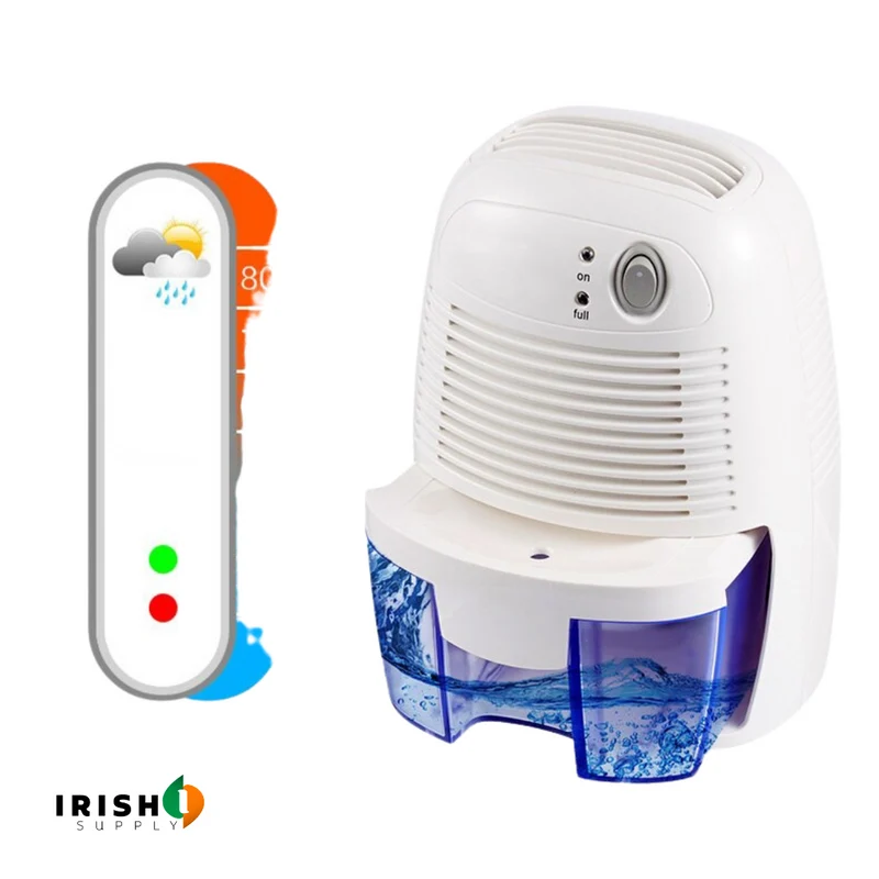 Portable Mini Dehumidifier with 500ml Water Tank for Home Moisture Removal