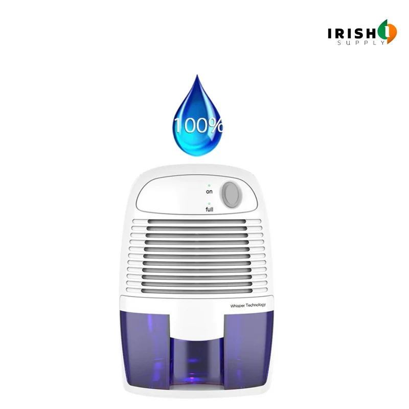 Portable Mini Dehumidifier with 500ml Water Tank for Home Moisture Removal