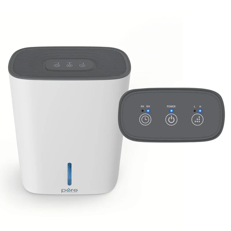 Portable Mini Dehumidifier with Removable Tank and Timer for Bathroom Bedroom