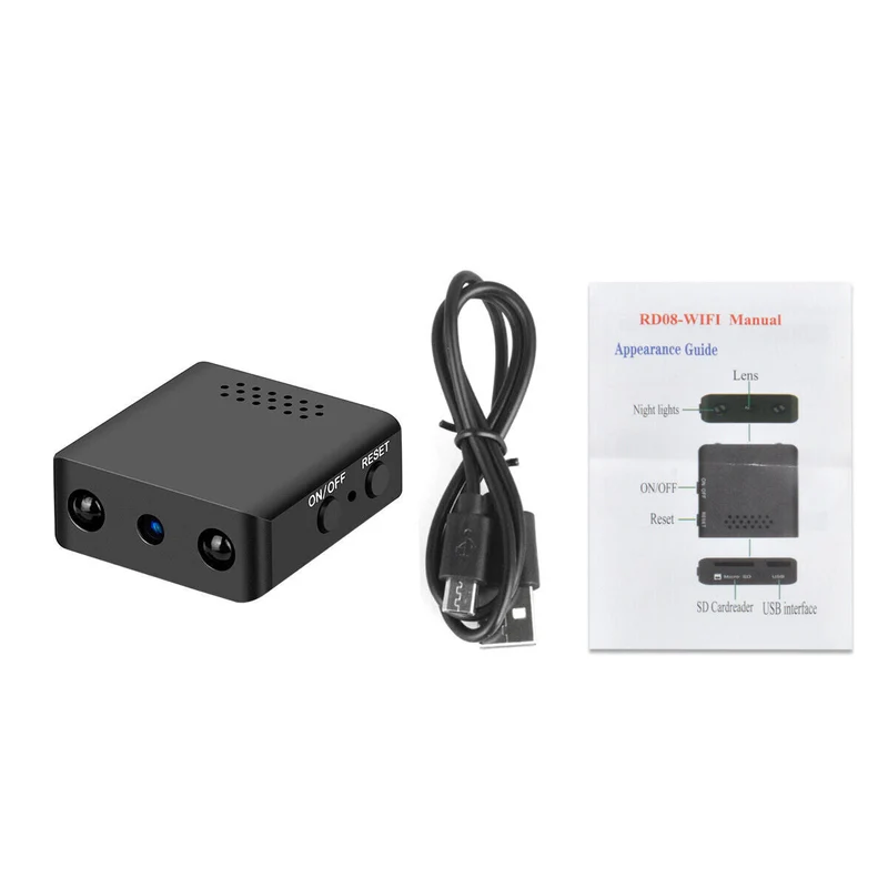 Wifi camera 1080p – Mini beveiligingscamera met nachtzicht en bewegingsdetectie