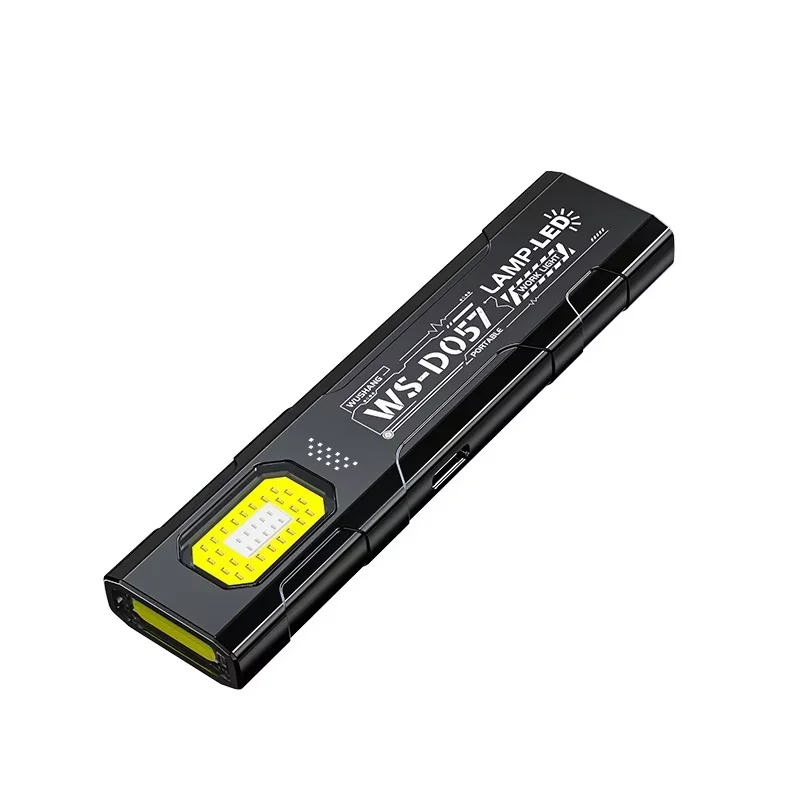 LED-werklamp – draagbaar met clip en vijf lichtstanden voor buiten