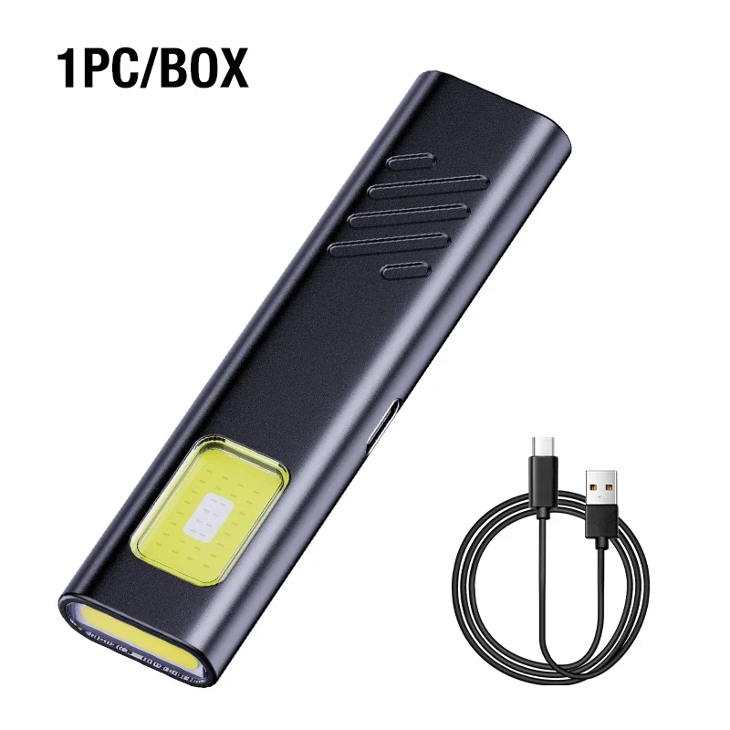 LED-werklamp – draagbaar met clip en vijf lichtstanden voor buiten