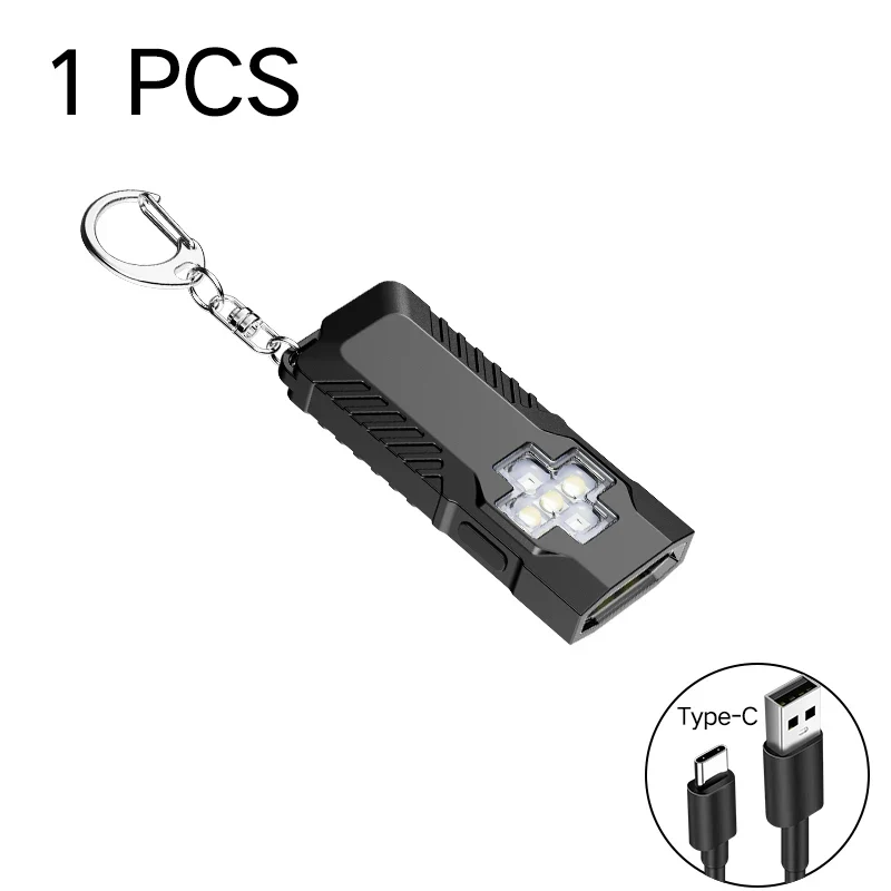 LED-werklamp – draagbaar met clip en vijf lichtstanden voor buiten
