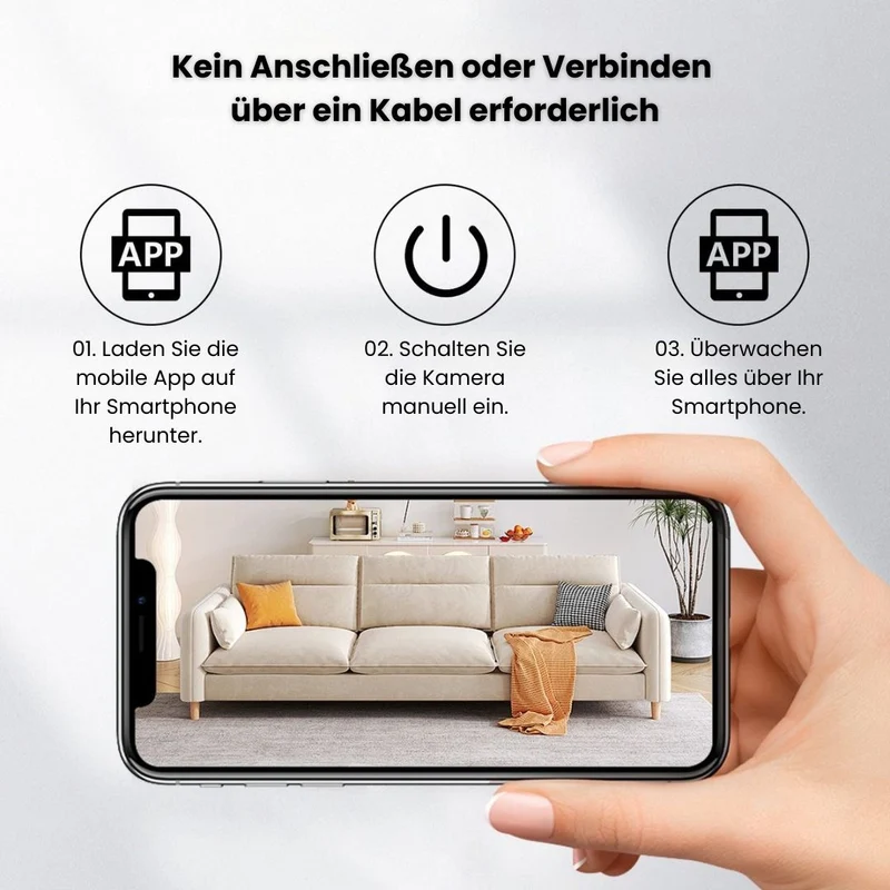 Kabellose Mini Überwachungskamera mit WLAN | MiniWächter