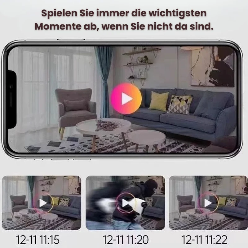 Kabellose Mini Überwachungskamera mit WLAN | MiniWächter