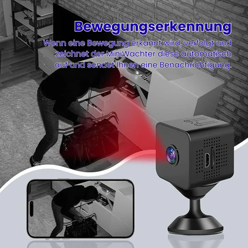 Kabellose Mini Überwachungskamera mit WLAN | MiniWächter