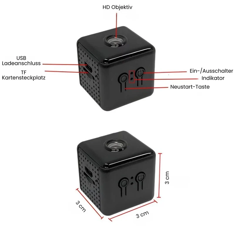 Kabellose Mini Überwachungskamera mit WLAN | MiniWächter