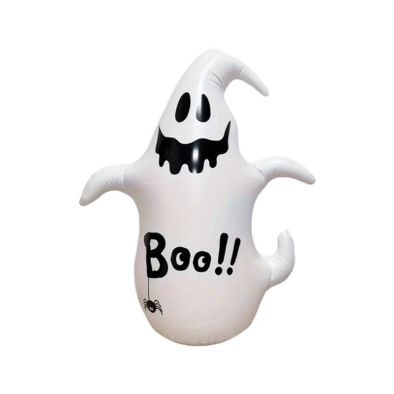 Halloween Inflatables with Water-Fillable Base Pumpkin Stack and Ghost Yard Decorations