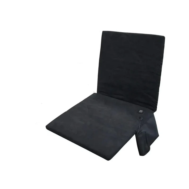 USB Heated Camping Seat with Folding Frame and Pocket