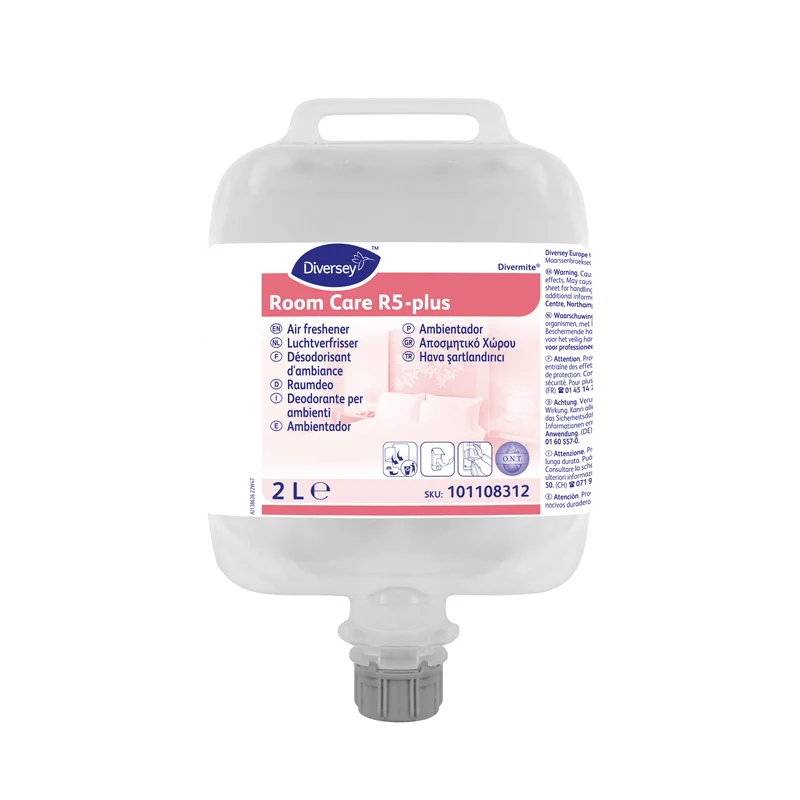 Deodorante per ambienti concentrato Diversey Room Care R5-plus 2x2 litri DISPONIBILE IN 7 GIORNI LAVORATIVI