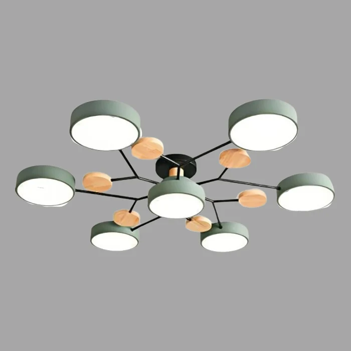 Modern Round Adjustable LED Ceiling Lamp – Flush Mount