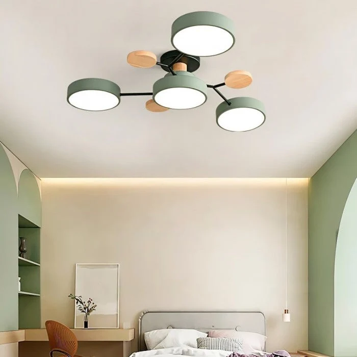 Modern Round Adjustable LED Ceiling Lamp – Flush Mount