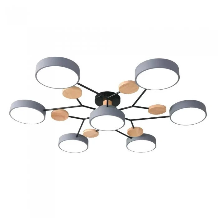 Modern Round Adjustable LED Ceiling Lamp – Flush Mount