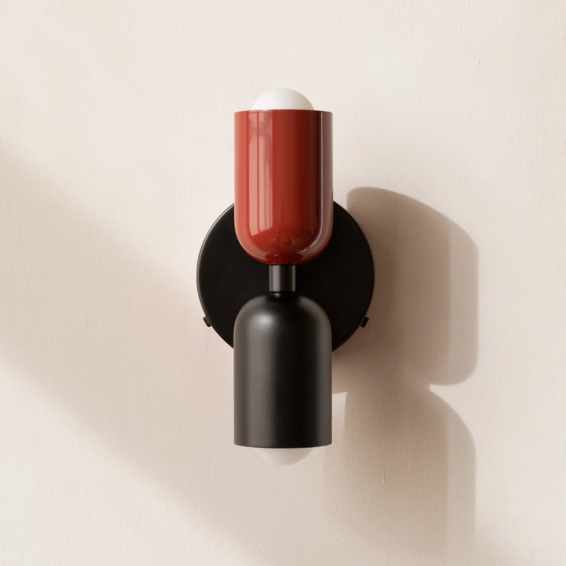 Vintage Double Adjustable Wall Light in Retro Style