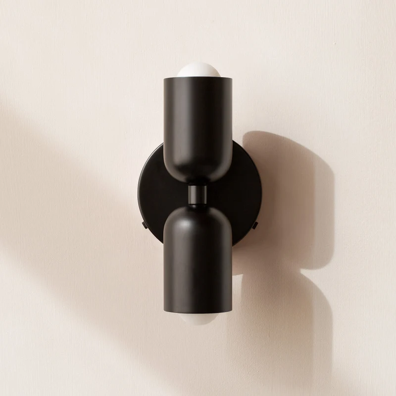 Vintage Double Adjustable Wall Light in Retro Style