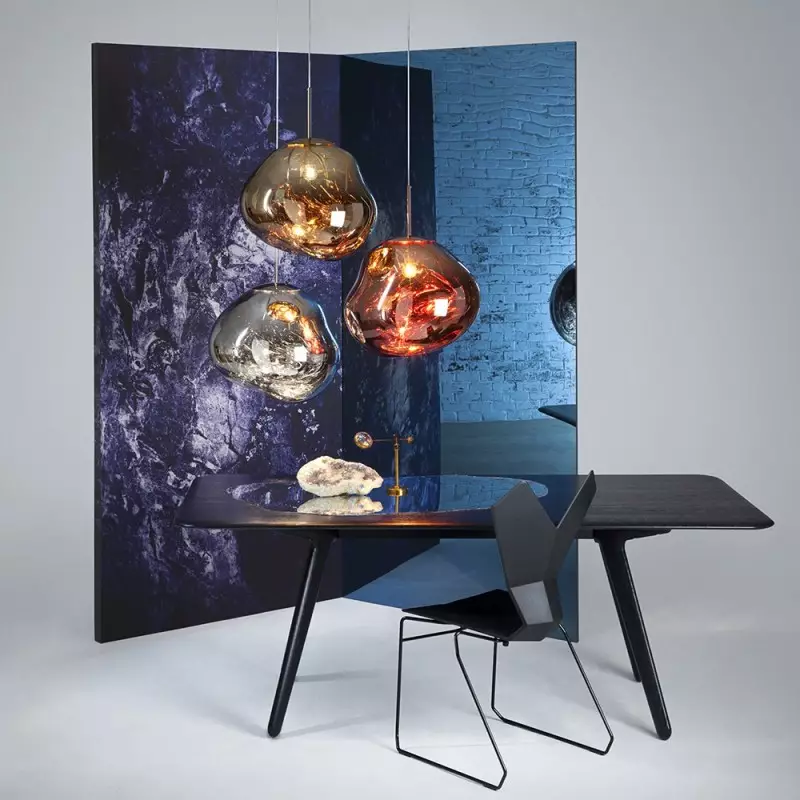 Pendant Lamp with Melted Glass Effect – Modern Artistic