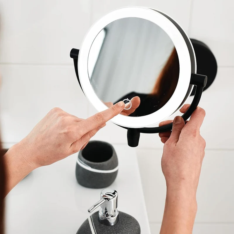 LED Makeup Mirror – Rechargeable Vanity Mirror with Adjustable Light