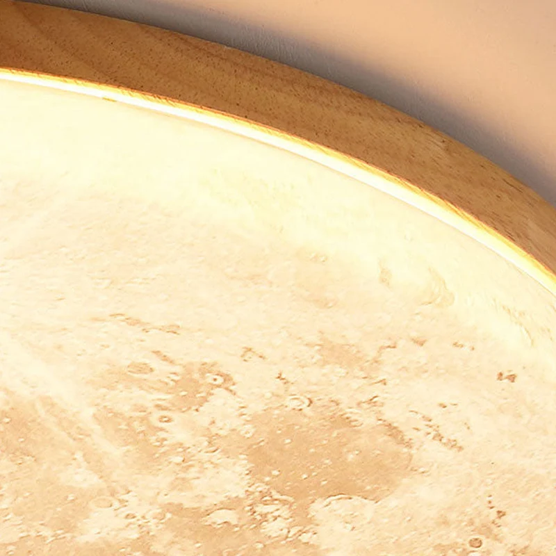 Moonlamp LED Ceiling Lamp – Minimalist Round with Warm Light