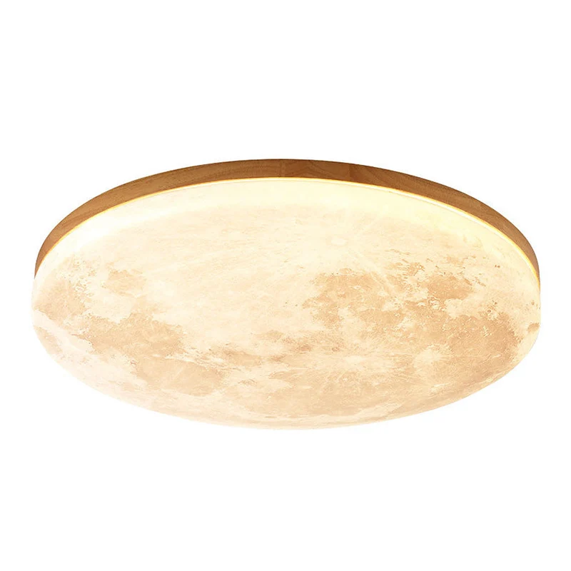 Moonlamp LED Ceiling Lamp – Minimalist Round with Warm Light