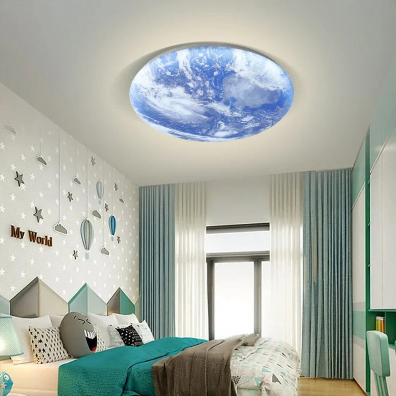 Moonlamp LED Ceiling Lamp – Minimalist Round with Warm Light