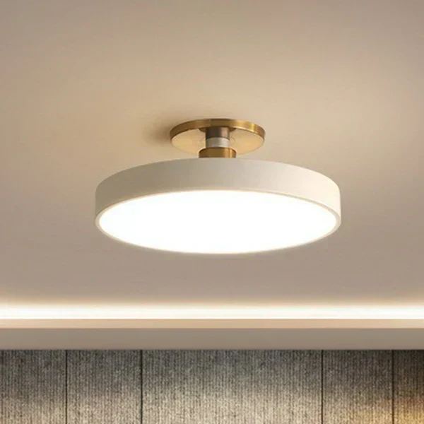 Warm Round LED Ceiling Lamp – Modern Lighting for Living Room and Bedroom