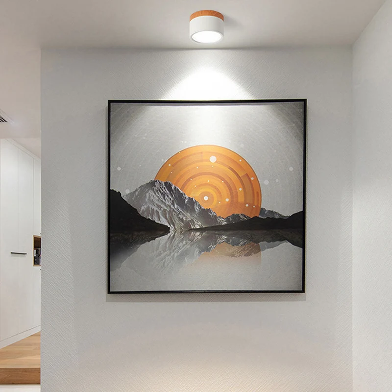 Modern Cylindrical LED Ceiling Flush Mount Lamp