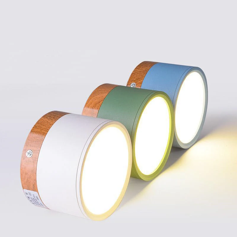 Modern Cylindrical LED Ceiling Flush Mount Lamp