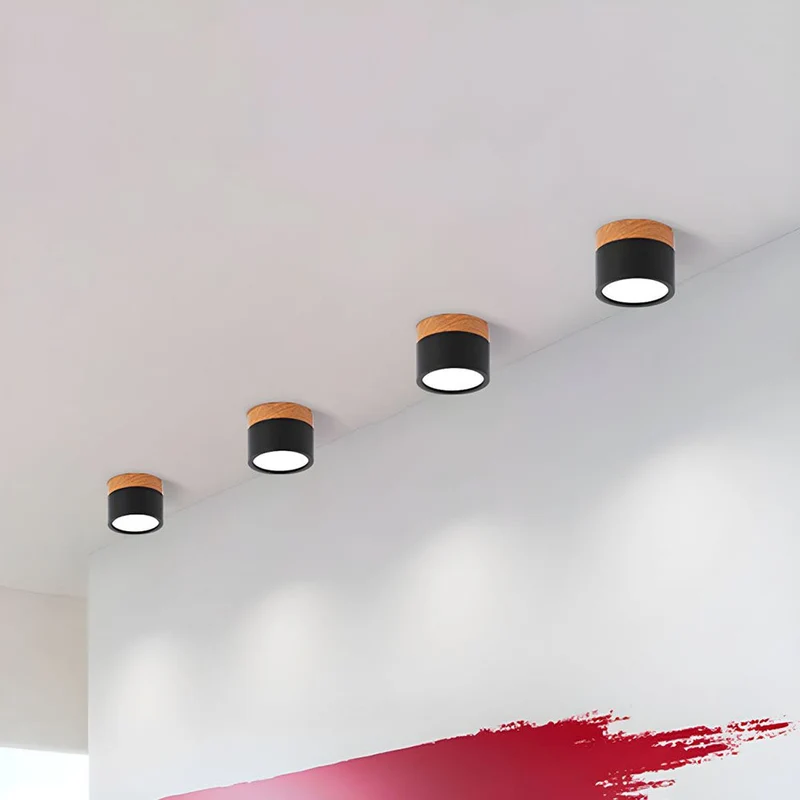 Modern Cylindrical LED Ceiling Flush Mount Lamp