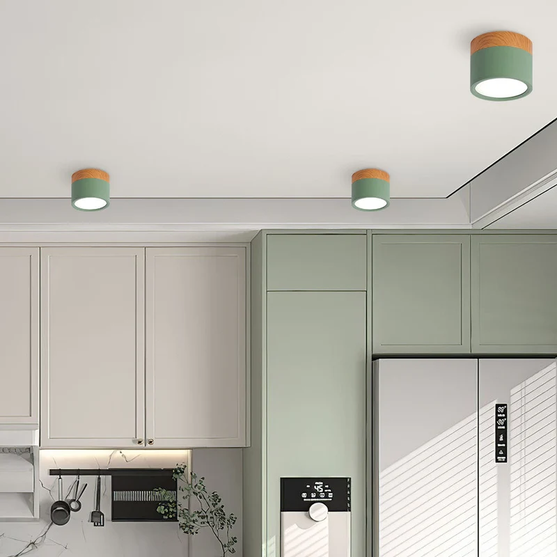 Modern Cylindrical LED Ceiling Flush Mount Lamp