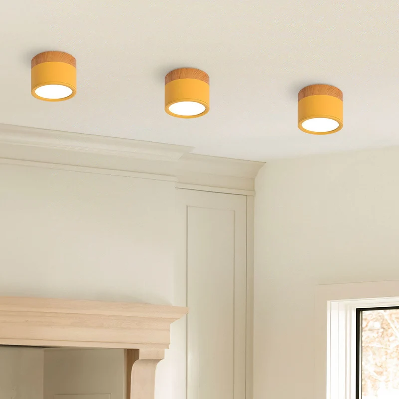 Modern Cylindrical LED Ceiling Flush Mount Lamp